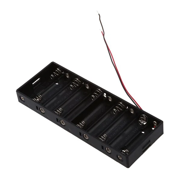 Топ пластиковый корпус батареи держатель коробка для 10x1 5 V AA батареи| |