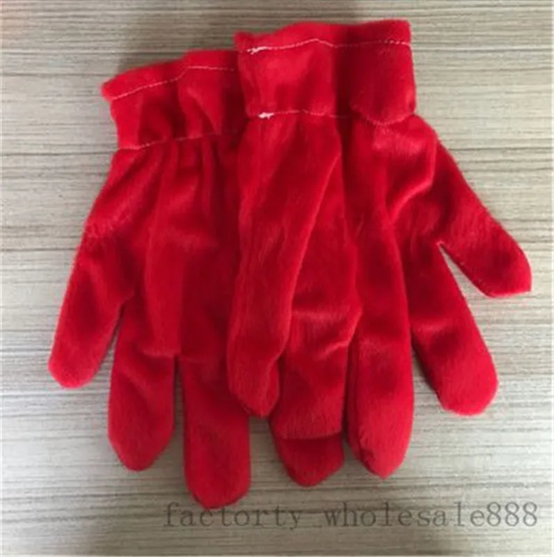 Red gloves Сумасшедшая распродажа, костюм талисмана, перчатки и обувь для костюмированной игры, вечерние, для взрослых, размер на Хэллоуин, карнавал, свадьбу - Цвет: Red gloves