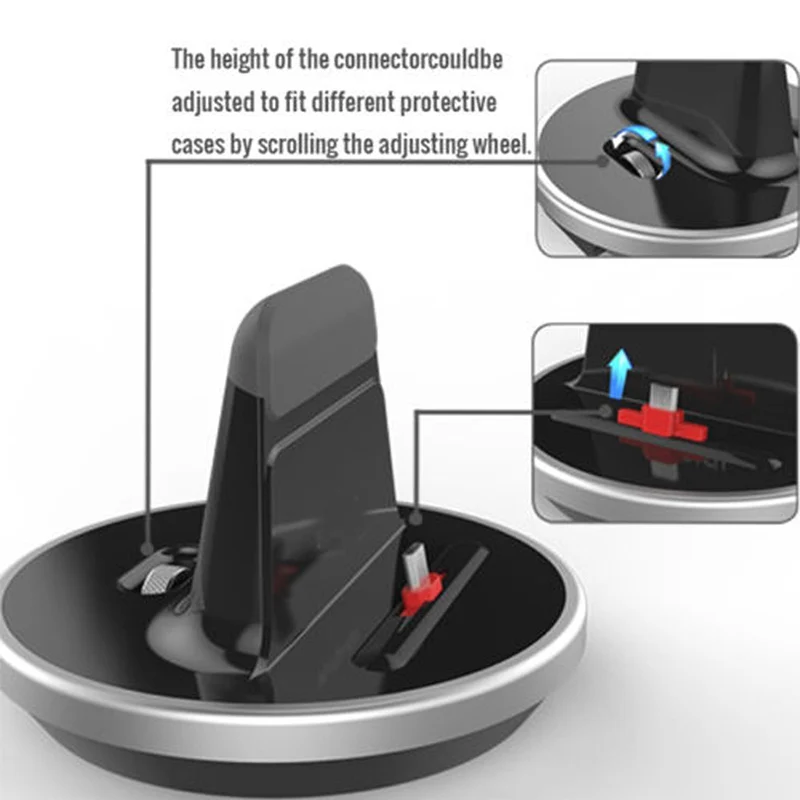 Voguery type C док станция для зарядки настольное зарядное usb устройство Колыбель Samsung