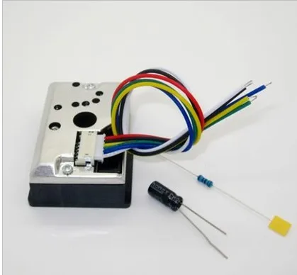

Free shipping 10pc dust sensor gp2y1010au0f Dust detector sensor pm2.5 detector With free cable