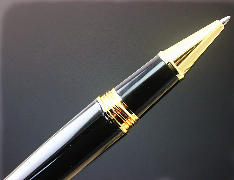 Роскошная качественная шариковая ручка jinhao 159 с черным и золотым зажимом для