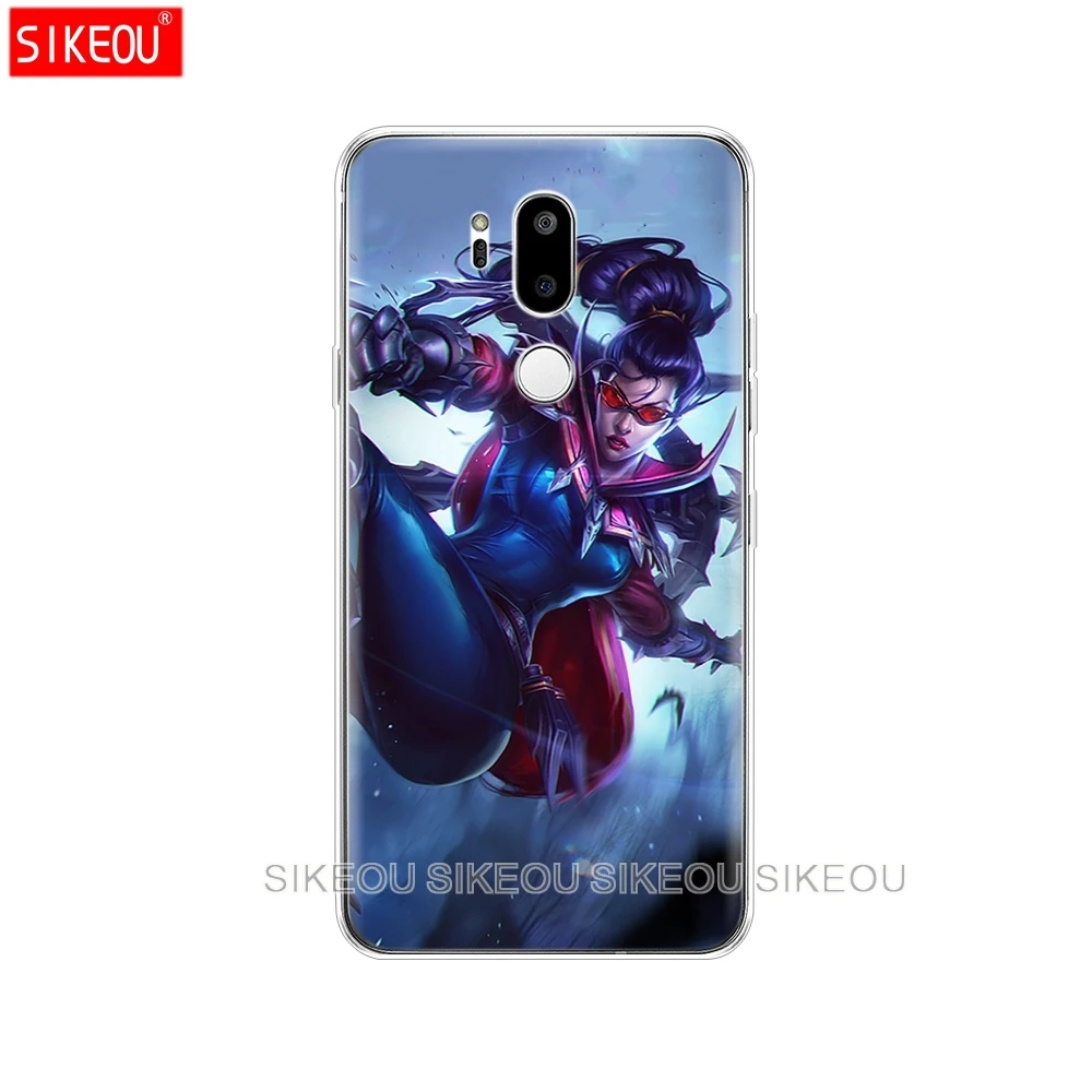 Силиконовый чехол для телефона LG G7 Q8 Q6 G6 MINI G5 V30 V7 V9 k10 k8 X POWER 2 League of Legends Teemo