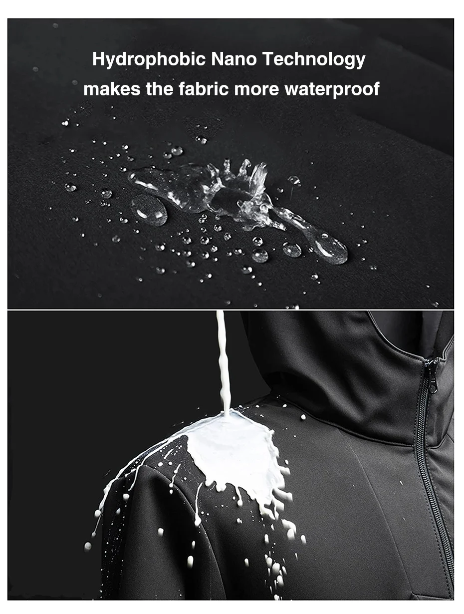 Markless куртки с капюшоном Мужские jaqueta masculina повседневные размера плюс M-3XL chaquetas hombre спортивная водонепроницаемая куртка JKA6136M