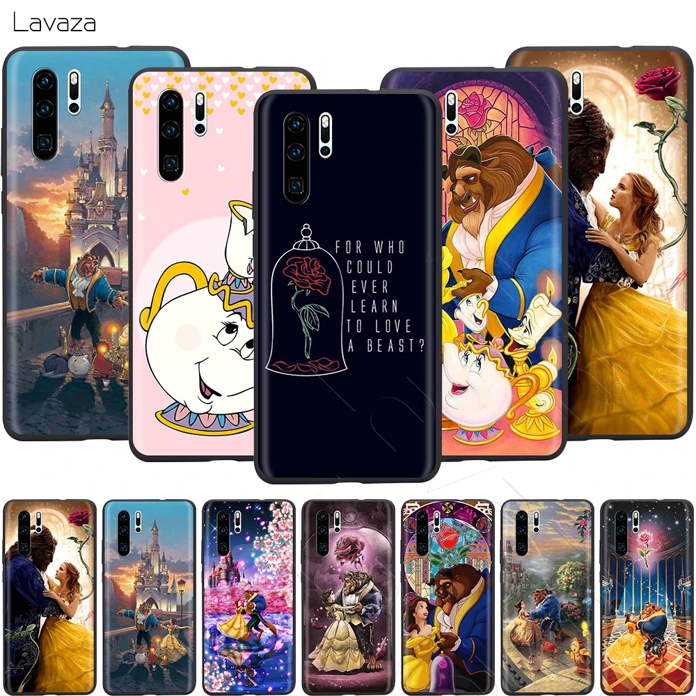 Чехол Lavaza beauty Beast Rose Princess для huawei mate Y7 Y9 P8 P9 P10 P20 P30 Lite Pro P Smart Mini