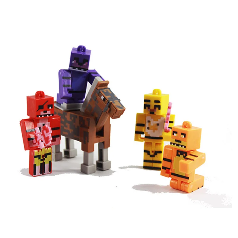 12 шт./Набор для Minecraft Five Nights At Freddy's игрушка из фнаф кукла модель Фокси Бонни и
