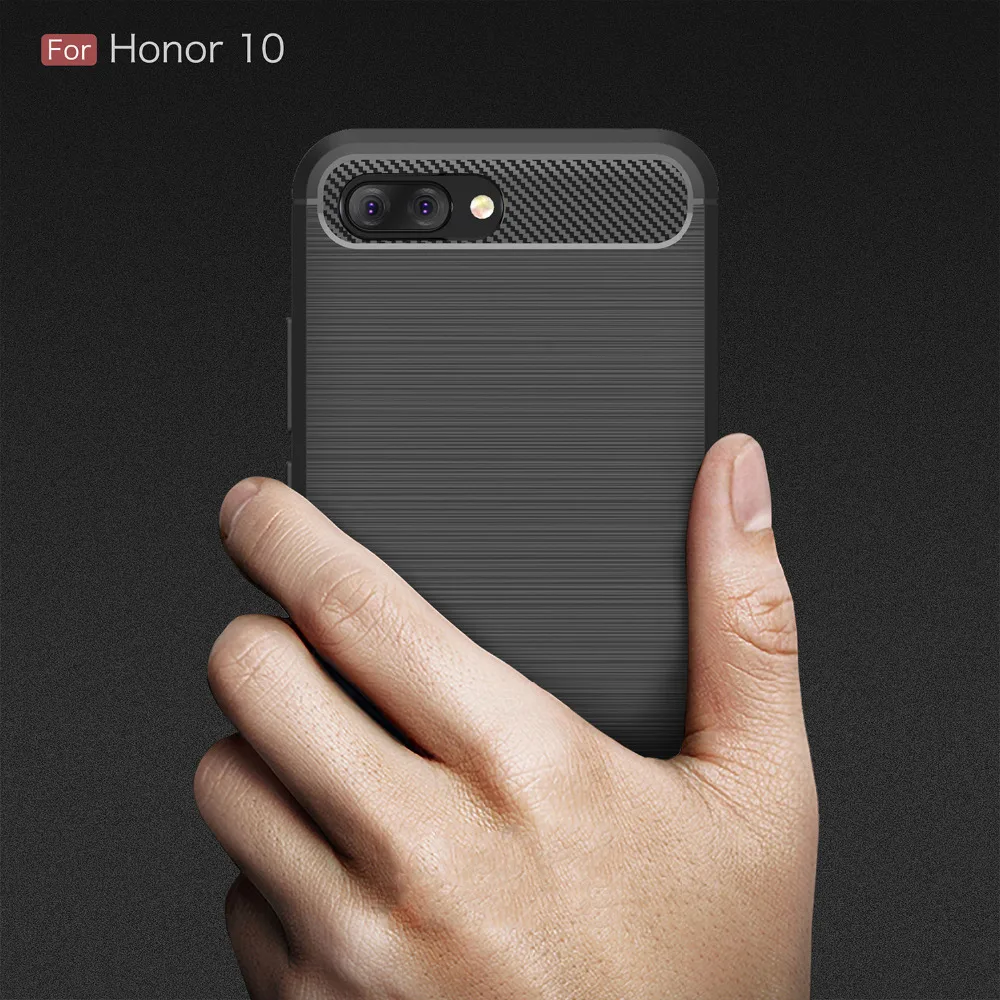 Чехол для телефона Huawei Honor 10 роскошный противоударный матовый мягкий
