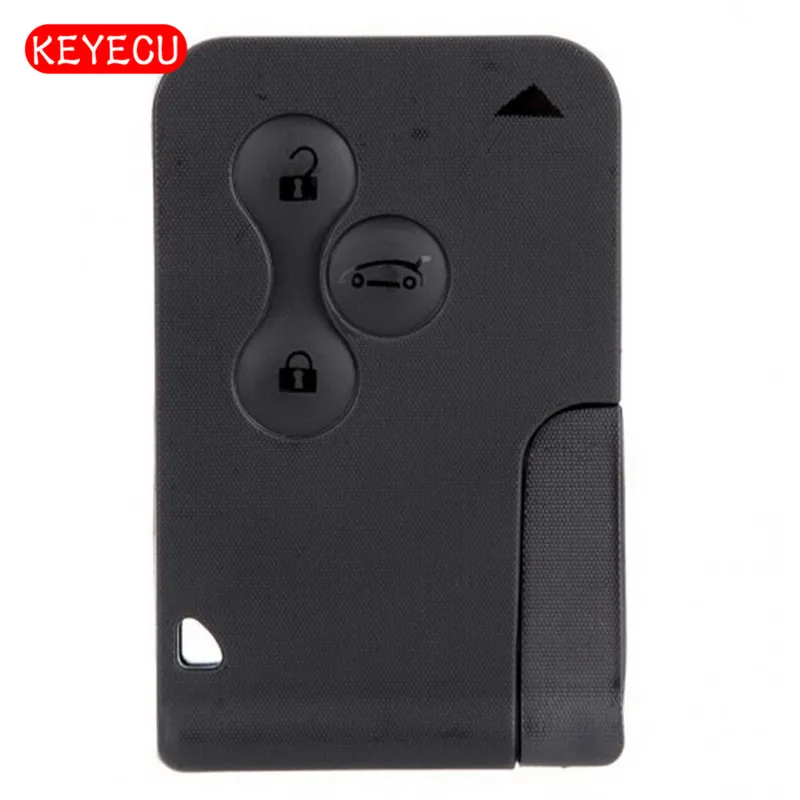 Keyecu дистанционный ключ брелок от машины 3 Button 433MHz PCF7947 для Renault 2003 2008 Megane Scenic 2006 2012