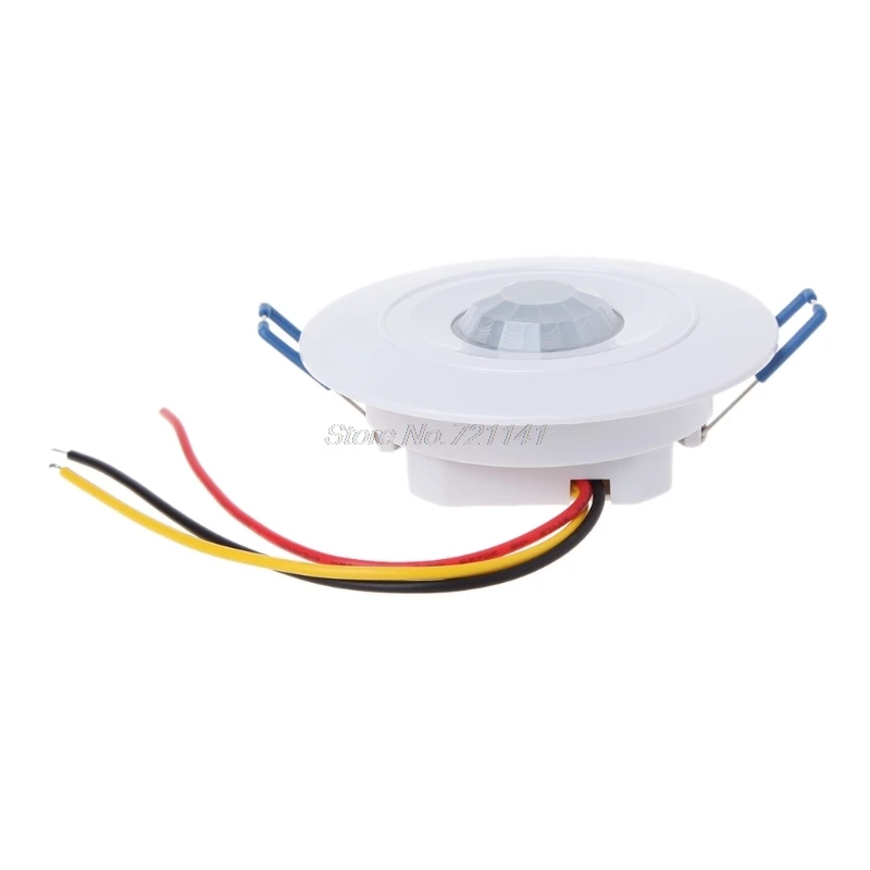 220 В инфракрасный ИК-датчик движения встроенный светильник переключатель лампы