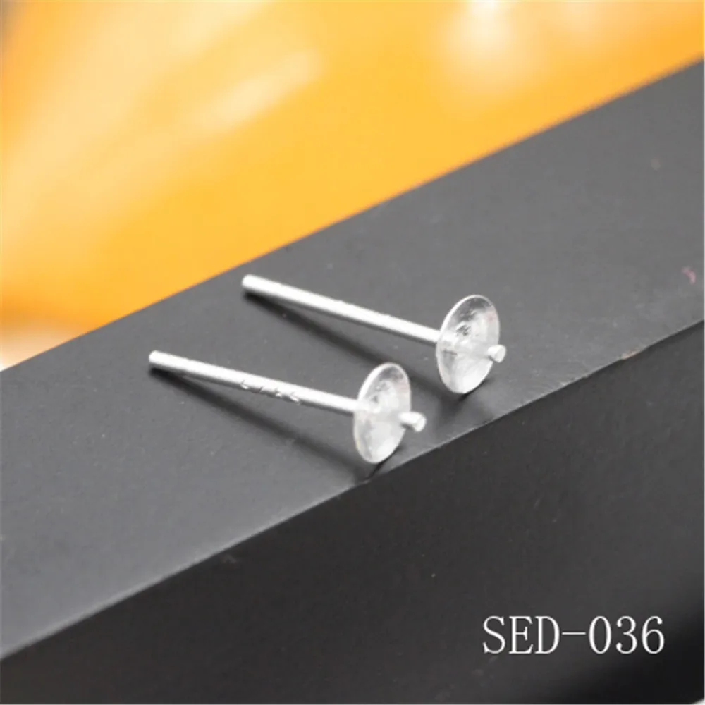 1 пара/комплект серьги-гвоздики из серебра 925 пробы | Украшения и аксессуары