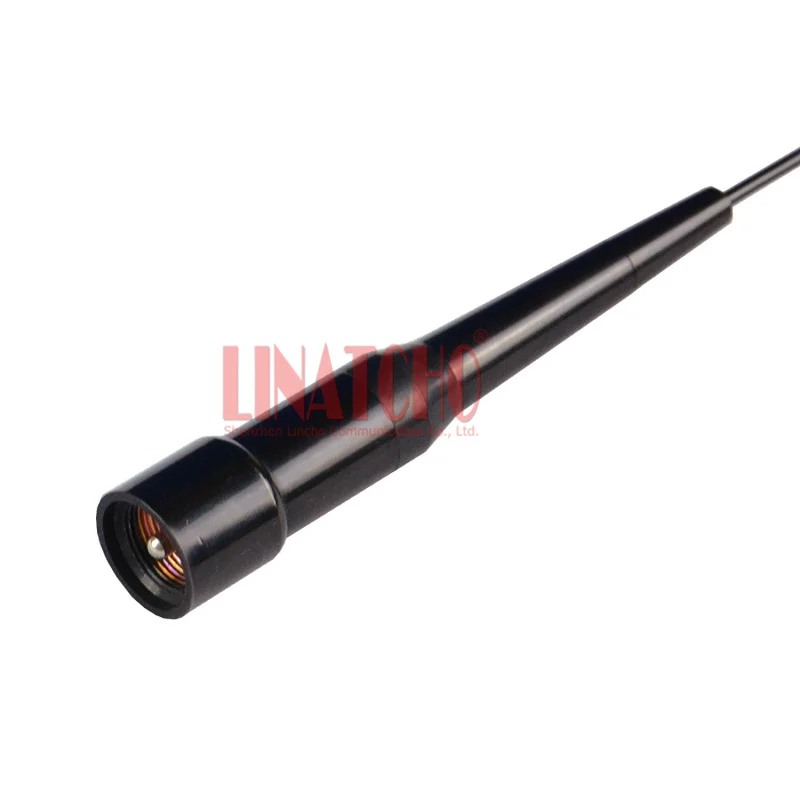 UHF PL259 car two way radio 410MHz black whip spring antenna