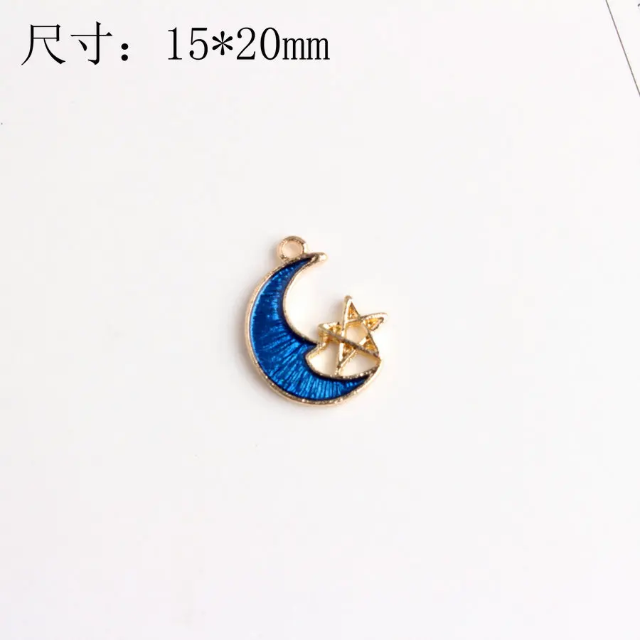 

5pcs DIY Moon Alloy Pendant Jewelry Accessories Jewelry Making Supplies Wholesale Accessories