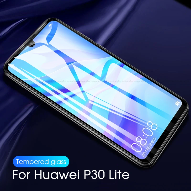 Полное покрытие из закаленного стекла для huawei P30 P 30 Lite Защитная стеклянная передняя пленка для huawei P30 Lite MAR-LX1M MAR-LX1A стекло