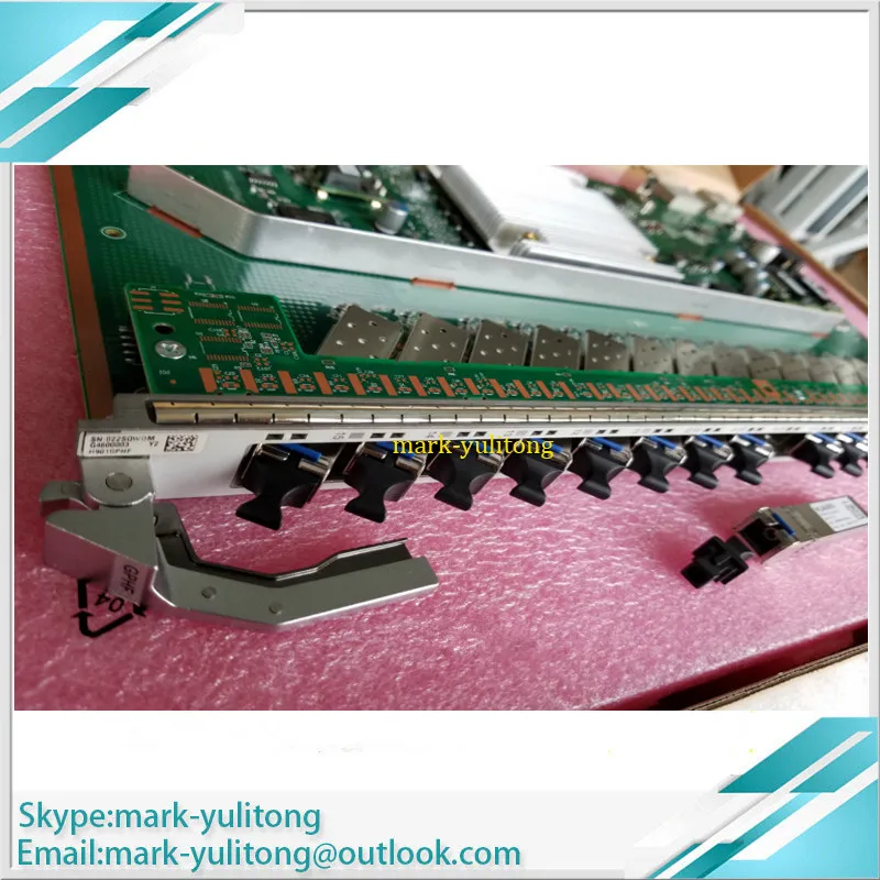 

Hua wei card 16 Port GPON Class C + 1GE GPHF board, H901GPHF with 16 Gigabit SFP For MA5800 OLT