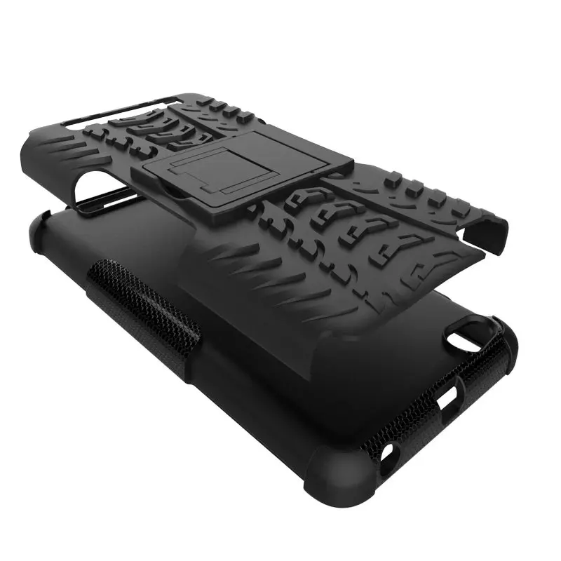 New Tire Style Tough Rugged Dual Layer Hybrid Hard KickStand Duty Armor Case With Bracket For Xiaomi Hongmi 3 Redmi |