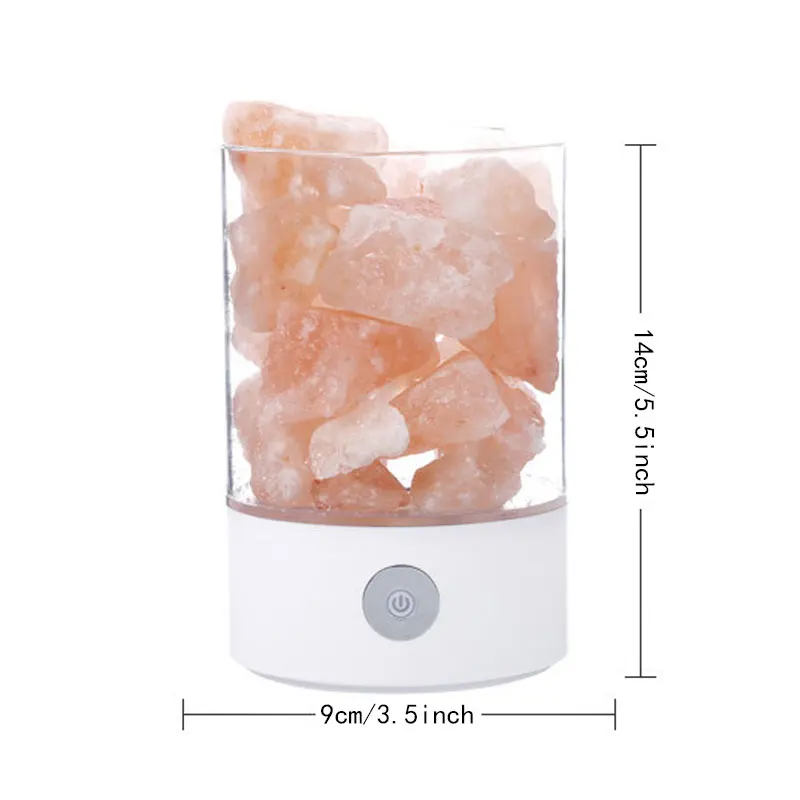 USB кристалл лампа из гималайской соли Воздухоочистители настроение Творца