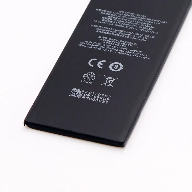Аккумулятор для Meizu Pro 7 Plus BA793 510 мА · ч с инструментами | Мобильные телефоны и