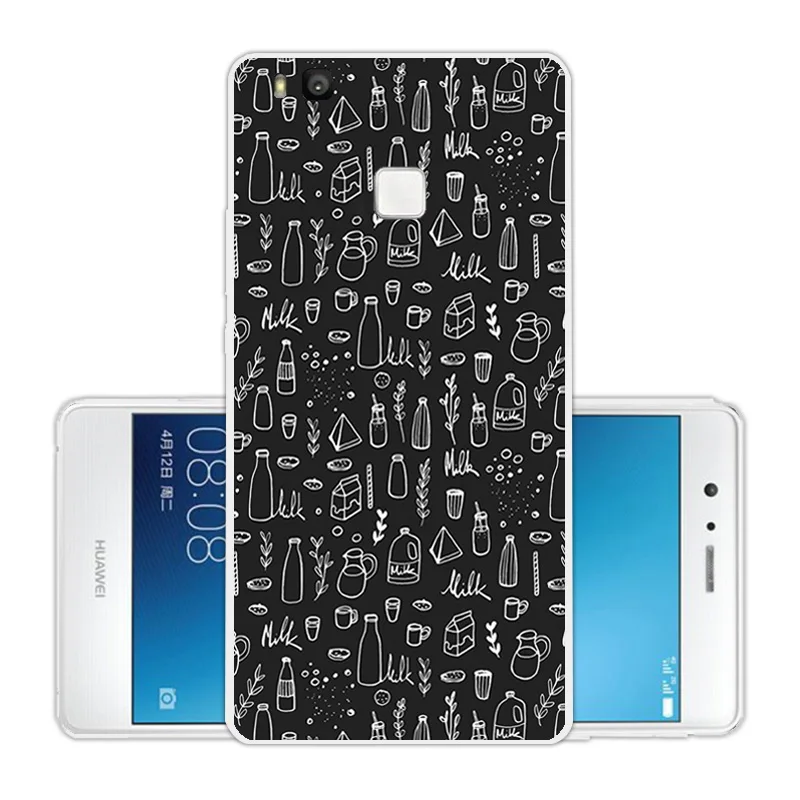 Мягкий ТПУ чехол для туманности Huawei Ascend P9 Lite/G9 прозрачный силиконовый P9Lite Plus