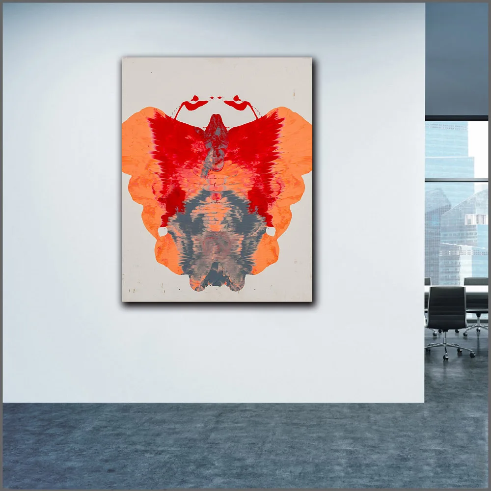 Модный принт граффити искусство Энди Warhol Rorschach 1984 настенные картины для гостиной