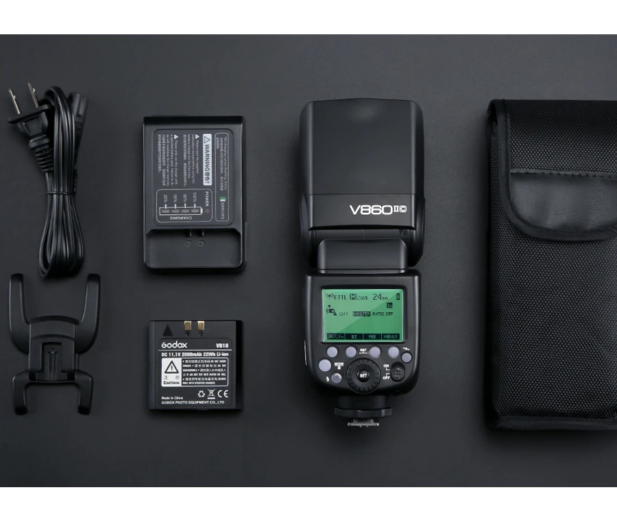 Godox Ving V860II V860II-C 2,4G GN60 E-TTL HSS 1/8000s литий-ионный аккумулятор для камеры Speedlite вспышка для Canon DSLR+ софтбокс Подарочный комплект