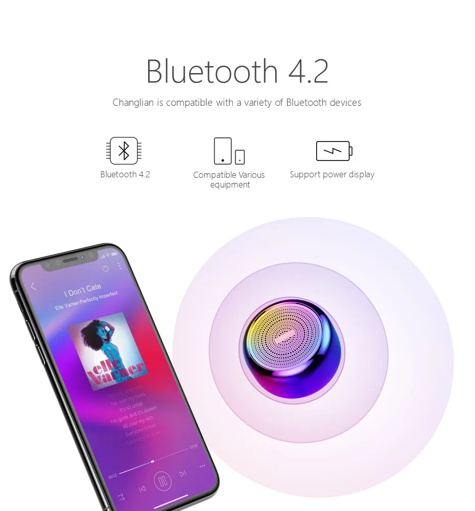 Mifa i8 портативный Bluetooth динамик Встроенный микрофон корпус из алюминиевого сплава мини-динамик беспроводной Bluetooth 4,2 Mp3 музыкальный плеер