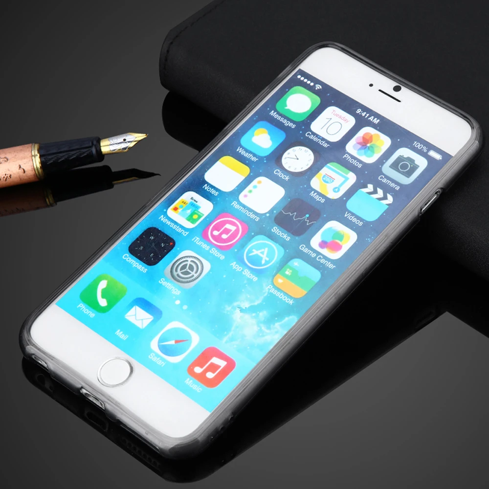 Для iphone5s/для iphone 6s/6 plus/для iphone7 4 7 &quot/7 plus 5 5&quot задний Чехол из ТПУ нескользящий