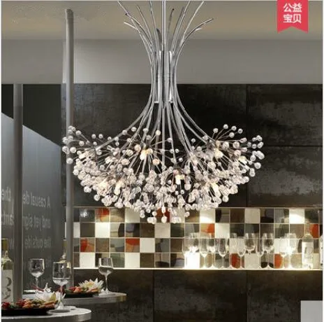 

LED 110-220V innovation k9 Crystal Pendant Lights Restaurant Bedroom Clothing Store The Bar free shipping Pendant Lamp