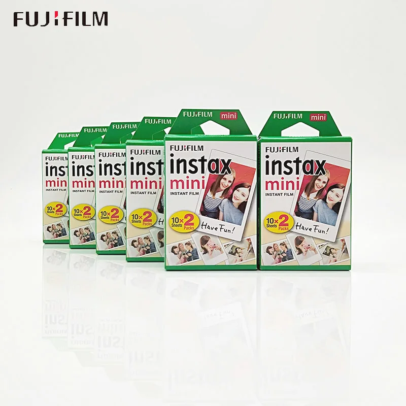 Fujifilm Instax Mini 9 белая пленка 10-200 листов для FUJI Instant Photo camera Mini 9 8 7s 25 50s 70 90, Share Printer SP-1 SP-2 - Цвет: 120 Sheets Twin Pack