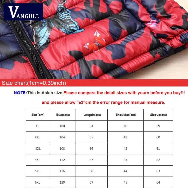 

Vangull Women Winter Floral Print Jackets Pluse Size Parkas 2020 New Fashion Vintage Coats Thick Warm Long Sleeve Slim Outwear