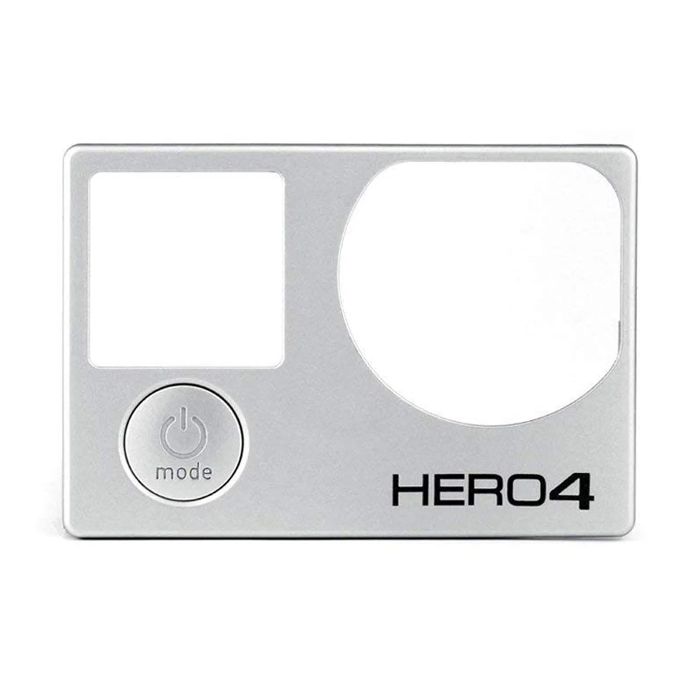 Ремонтный комплект для передней панели GoPro сменная Лицевая панель Фирменная Новинка Оригинальная передняя панель Крышка для GoPro Hero 4 черный/серебристый - Цвет: Hero 4 Faceplate