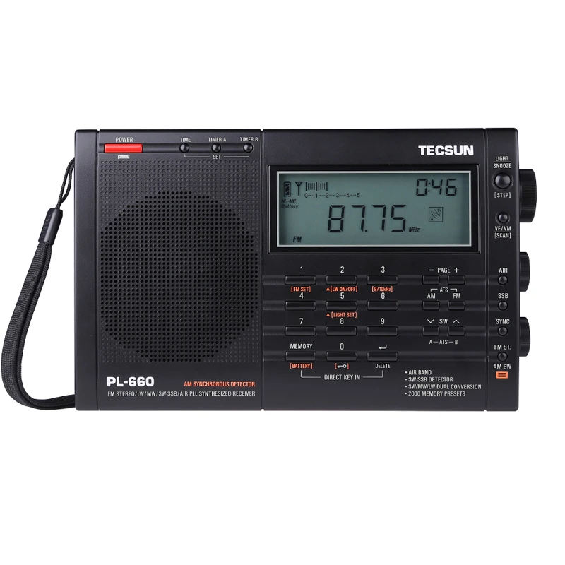 Tecsun PL 660 портативный высокопроизводительный полный диапазон Цифровая настройка