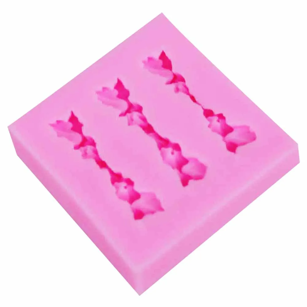 1 шт. силиконовая форма для украшений из уф смолы цветок 3D самостоятельного