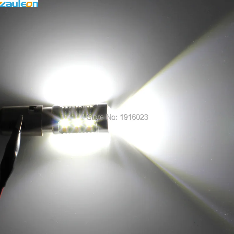 Zauleon 2 шт. Высокая мощность 1157 BAY15D 24SMD 2835 Светодиодный автомобильный двухцветный