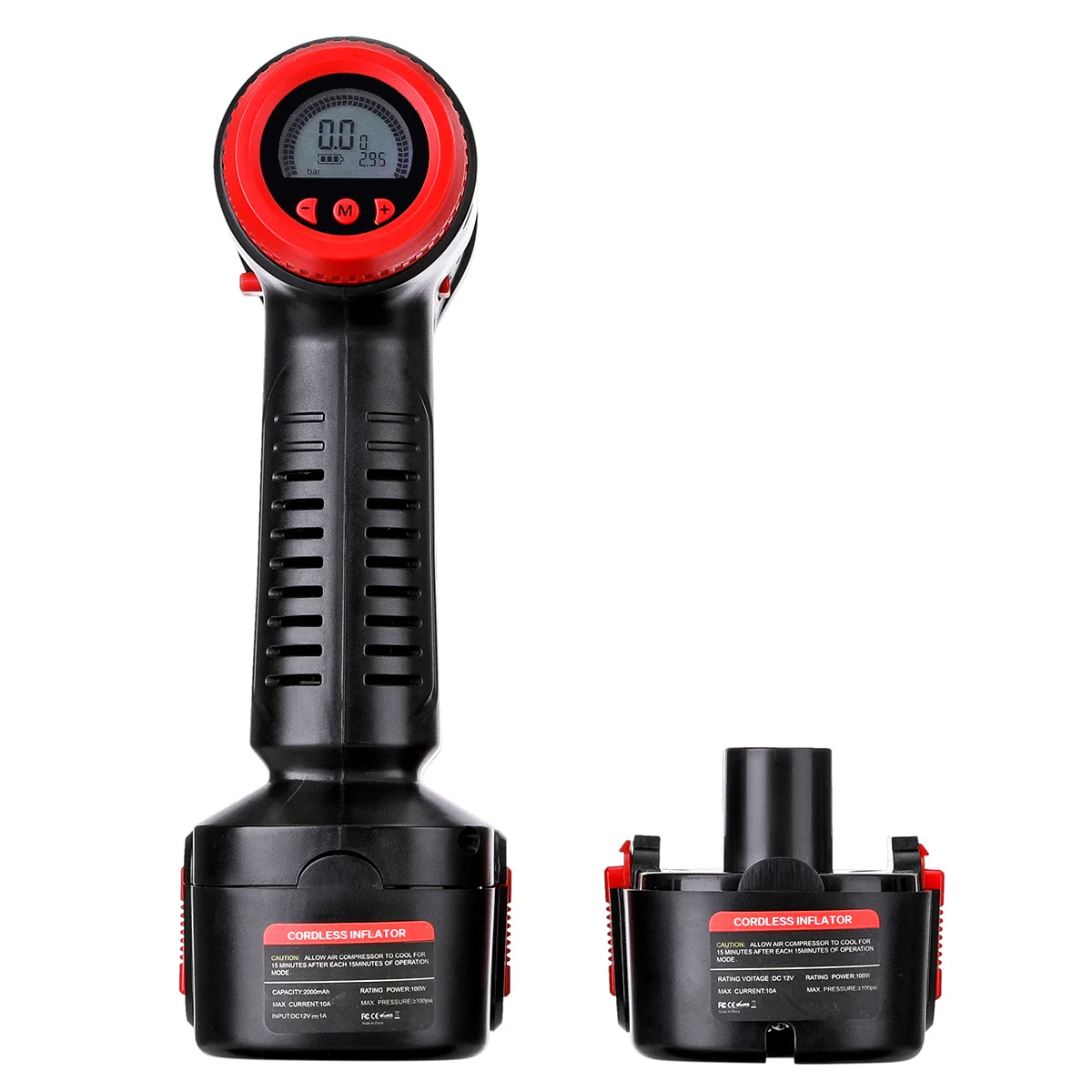 Audew 12V 160PSI Беспроводная воздушный компрессор Портативный шин авто ручной воздушный насос цифровой ЖК-дисплей Перезаряжаемые Fr аварийной ситуации