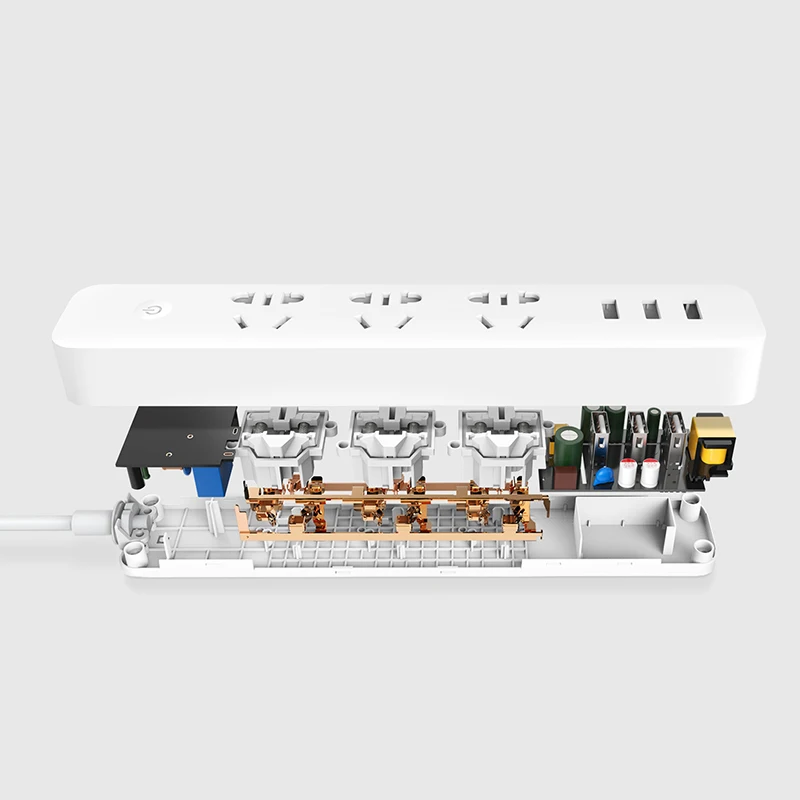 Xiaomi Qingmi Smart Мощность розетка переходник с 3 для смартфона с usb-портом приложение Управление