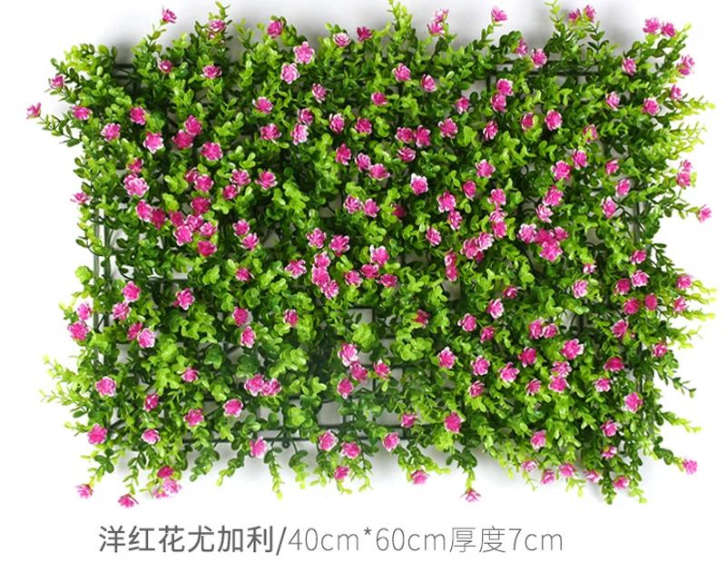 40*60 см DIY искусственные 3D зеленые стены садовый декор растения Трава зеленый Ландшафтный квадратный газон листья эвкалипта газон