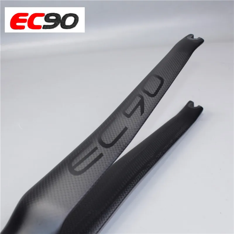 2017 New EC90 full carbon road bicycle front fork / dead flying UD /700C 1-1/8 Fork /3K Matt Shiny |