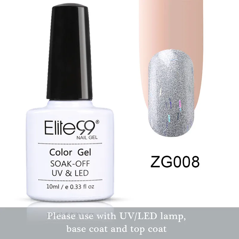 

Elite99 All 24pcs UV Gel Nail Polish 10ml Gelpolish Nail Art Fashion Pear Glitter Colors Optional Varnish LED UV Gel Polish