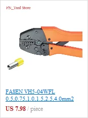 FASEN HS-03B инструмент для зачистки проводов обжимной инструмент обжимные плоскогубцы 1,5-6 мм2 многофункциональный инструмент Ручные плоскогубцы