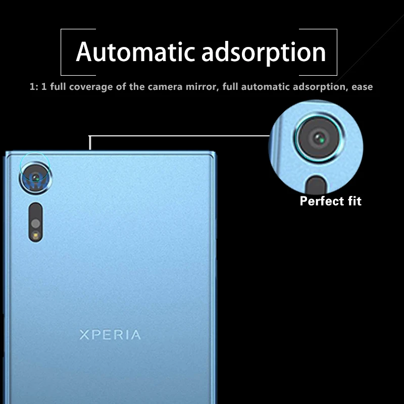 Горячая задняя камера Объектив Закаленное стекло пленка для Sony Xperia XA1 двойная