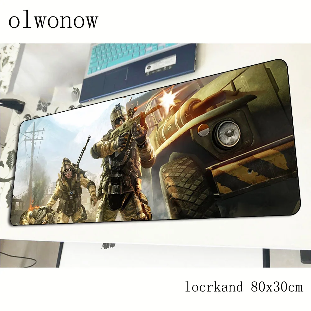 Красивый игровой коврик для мыши warface 80x30 см большой властный компьютерный