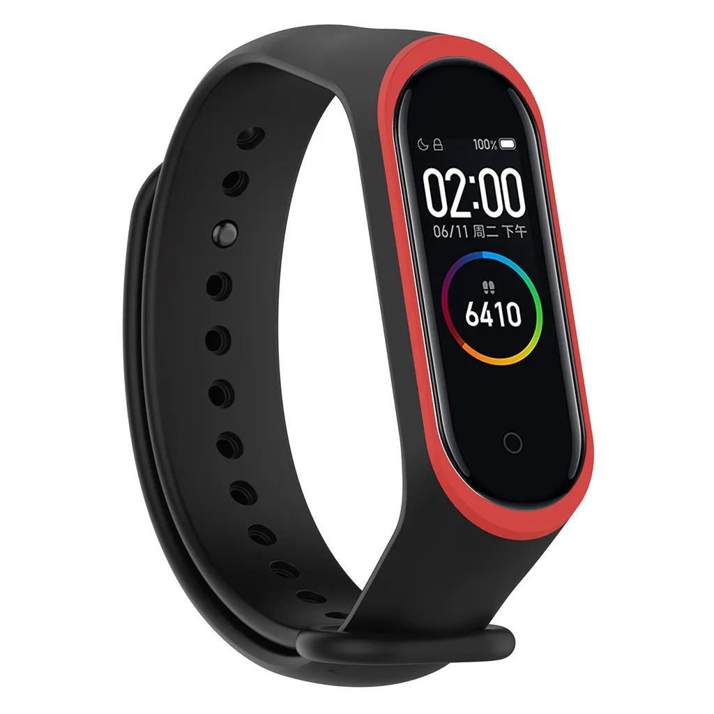 Watchbands Wristband For Mi Band 4 Sport Watch Wrist Bands Strap Bracelet Xiaomi 19JUN21 | Электроника
