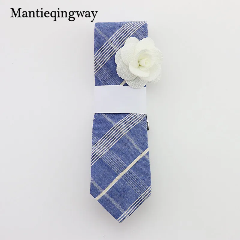 Mantieqingway 6 см модные галстуки, тонкие галстуки, черные узкие галстуки, хлопковые галстуки для мужчин, свадебные деловые полосатые и клетчатые галстуки-бабочки
