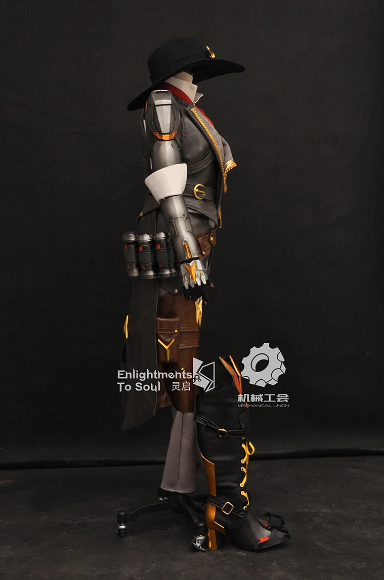 [По индивидуальному заказу] Игра OW Ashe герой лиха наряд Высокое снижение косплей костюм полный набор Рождество карнавал