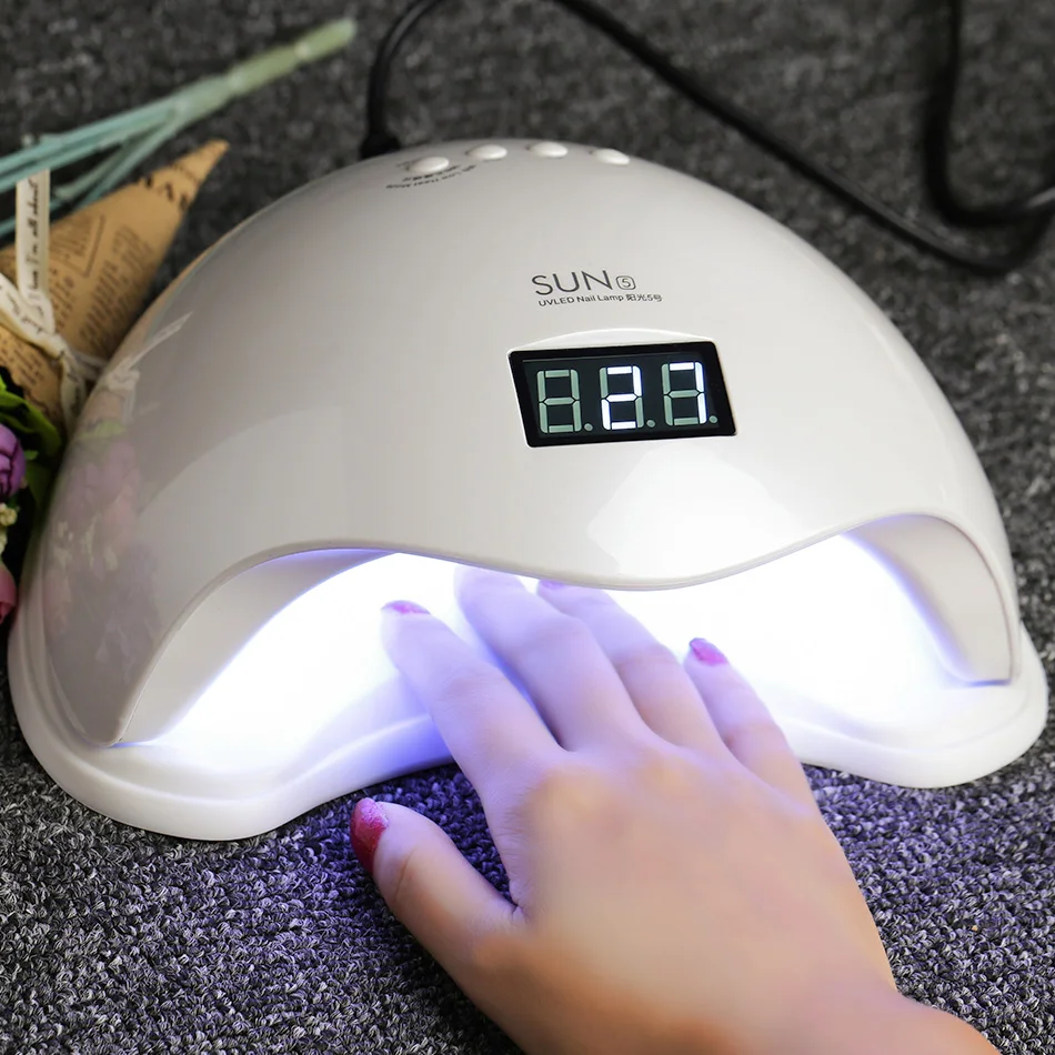 (Доставка от RU) Sun5 лампа для ногтей сушилка 48 Вт Led с ЖК дисплеем|led lamp nail dryer|nail dryerlamp