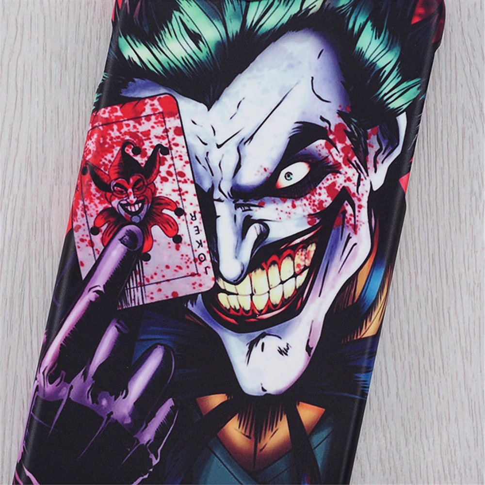 Cases For iphone 7 Popular Cartoon Joker Harley Quinn Comics Couples Pattern Phone Case 7PLus New Hard PC Back Cover |