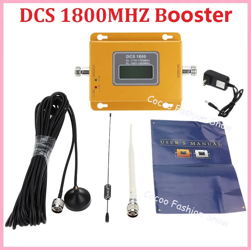 ZQTMAX 2G 4G Мобильный усилитель сигнала LTE 1800 ретранслятор сотовый телефон Сотовый усилитель с антенной