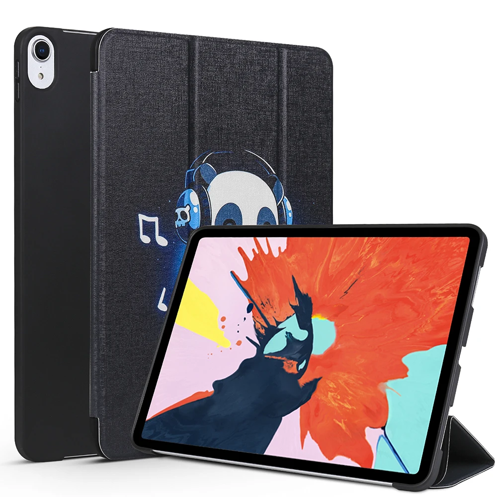 Умный чехол для iPad Pro 11 2018 из искусственной кожи ультра тонкий легкий Чехол задней