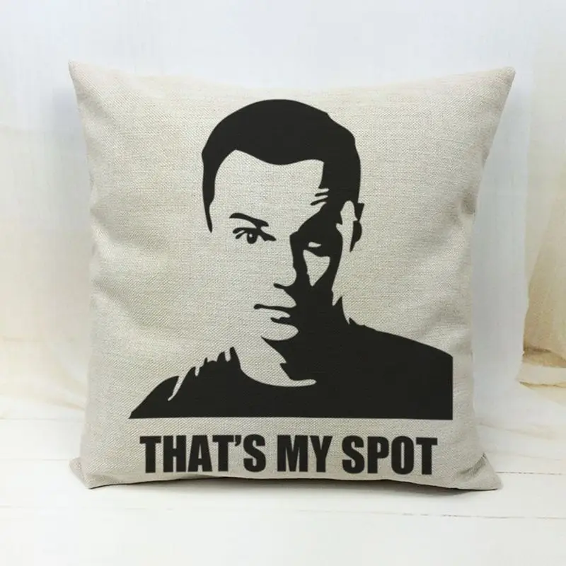 Теория большого взрыва декоративная подушка для автомобиля чехол наволочка
