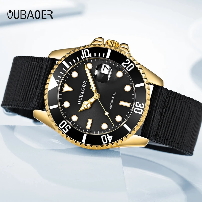 OUBAOER новые модные спортивные механические часы, роскошные часы мужские s часы лучший бренд Montre Homme Часы Мужские автоматические часы
