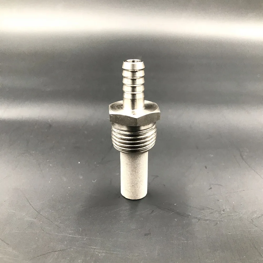 

Diffusion Stone - 0.5 Micron, Kegging Homebrewing, 1/2" MPT with 3/8"Barb